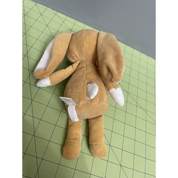 Manhattan Toy Co Folksy Forrester Bunny Rabbit Corduroy Plush Stuffed Animal - Picture 2 of 9